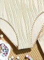Kąpielowy strój ecru sarong (10L)