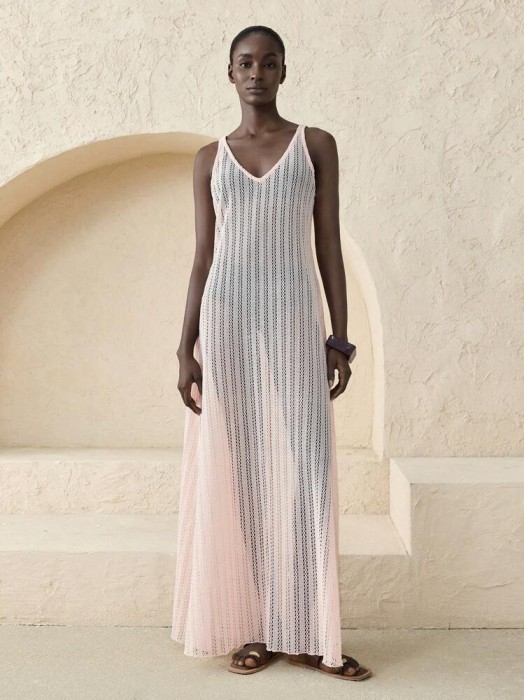 Plażowa ażurowa tunika (M)