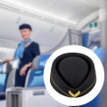 Czarna czapka stewardessy