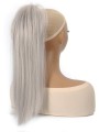 Doczepiany kucyk popielaty blond