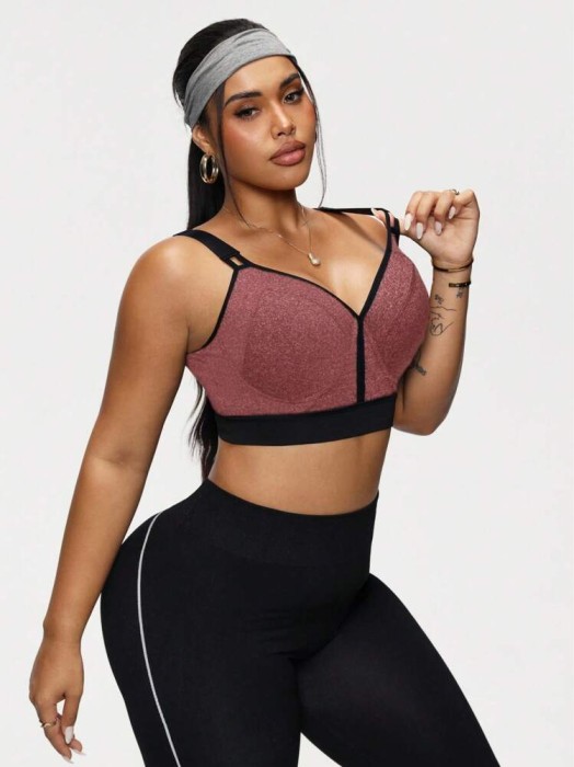 Melanżowy bralet regulowane ramiączka (3XL)
