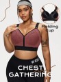 Melanżowy bralet regulowane ramiączka (3XL)