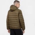 Pikowana kurtka khaki logo (L)