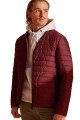 Bordowa kurtka pikowana (2XL)