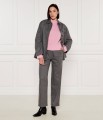 Jasnoróżowy sweter wełniany (M)