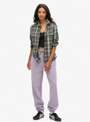 Fioletowe spodnie wiązanie (36)