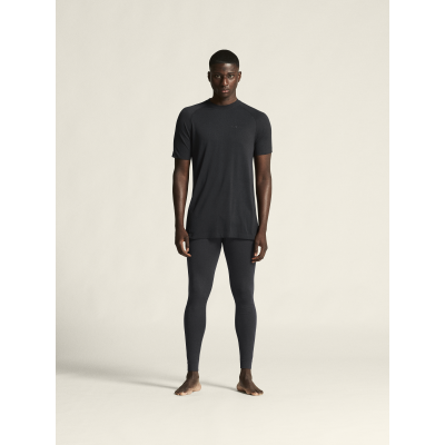 Czarne logowane legginsy (M)