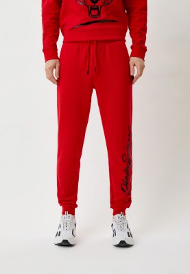 Czerwone spodnie nadruk (XL)