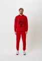 Czerwone spodnie nadruk (XL)