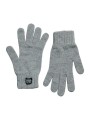 Szare rękawiczki logowane (M/L)