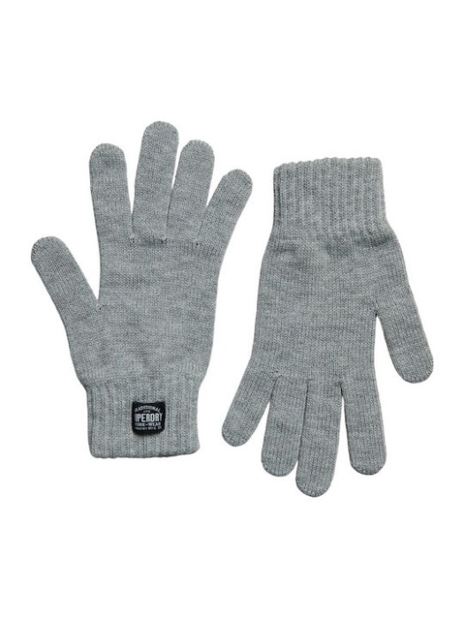 Szare rękawiczki logowane (M/L)