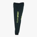 Czarne dresowe spodnie nadruk (XL)