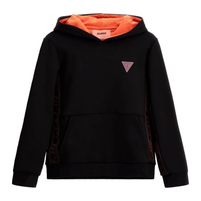 Czarna bluza kaptur logo (8L)