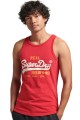 Czerwona koszulka bez rękawów (M)