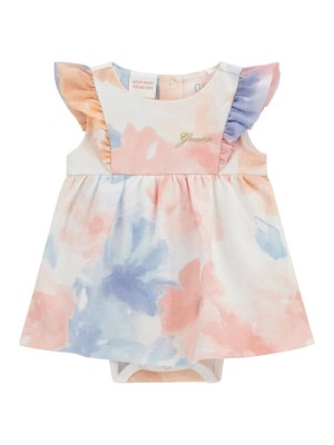 Kolorowa sukienka body 2w1 (0-3M)