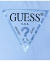 Niebieski t-shirt długi rękaw nadruk (8L)