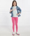 Miętowy t-shirt nadruk (8L)