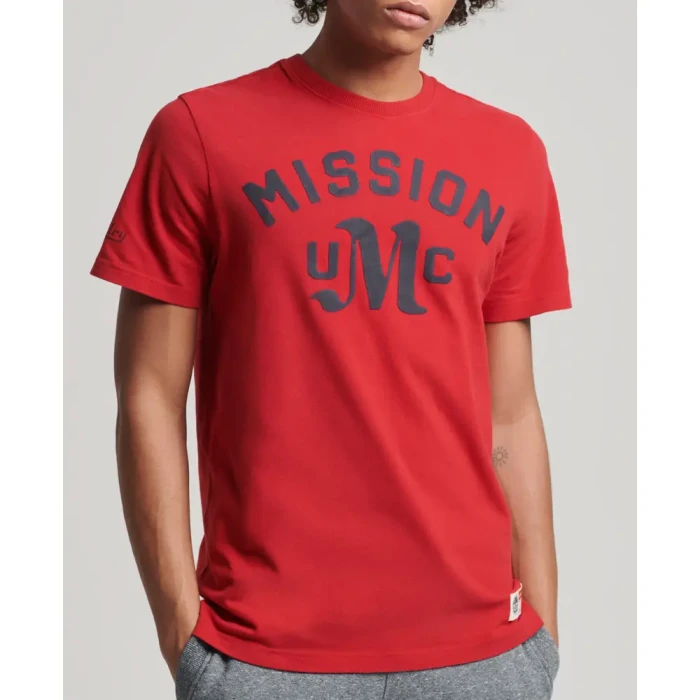 Czerwona koszulka krótki rękaw (XL)