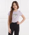 Fioletowy t-shirt nadruk (8L)