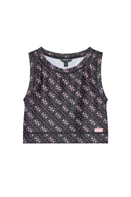 Czarny top wzór (16L)