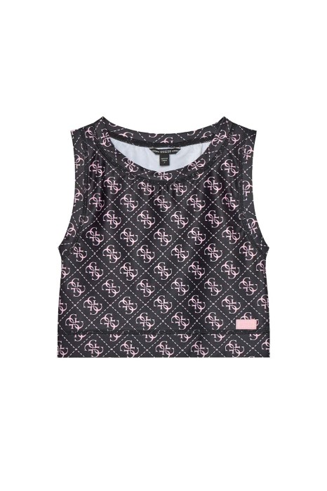 Czarny top wzór (16L)