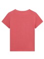Różowy t-shirt nadruk (3-6M)