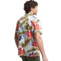 Kolorowa koszula wzór tropikalny (L)