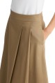 Midi spódnica khaki kieszenie (M)