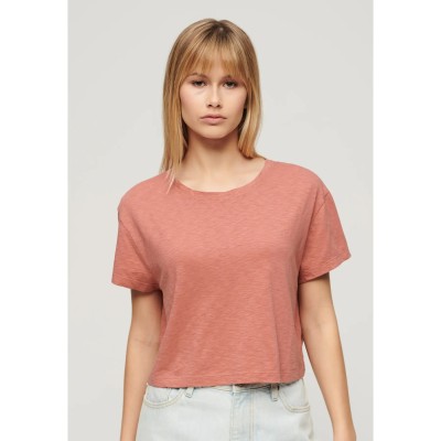 Luźna koszulka brudny róż (44)