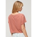 Luźna koszulka brudny róż (44)