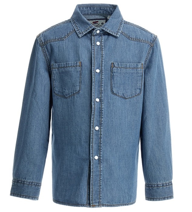Niebieska koszula jeans (5-6L)