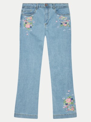 Niebieskie jeansy dzwony (5-6L)