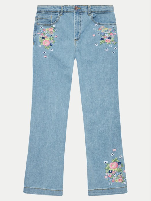 Niebieskie jeansy dzwony (5-6L)