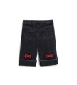 Czarne jeansy naszywki (30-36M)