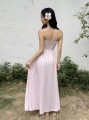 Różowa sukienka maxi (13L)