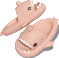 Różowe klapki rekiny (40,5-41)