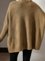 Beżowy sweter oversize (1XL)