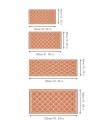 Podłużny dywan wzór geometryczny