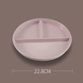 Różowe plastikowe talerze 3 pack