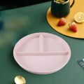 Różowe plastikowe talerze 3 pack