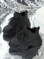 Czarne sznurowane buty sportowe (41)