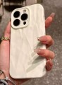 Teksturowane etui ecru iPhone 12 Pro