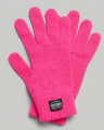 Różowe logowane rękawiczki