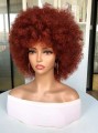 Miedziana peruka afro