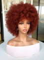 Miedziana peruka afro