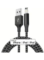 Czarny kabel typu USB-A do Lightning