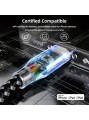 Czarny kabel typu USB-A do Lightning