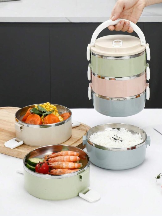 Kolorowy warstwowy lunchbox