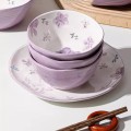 Fioletowa miseczka ceramiczna