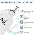 Biały ceramiczny dozownik na olej
